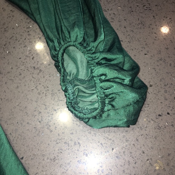 Emerald green dress - Picture 4 of 4